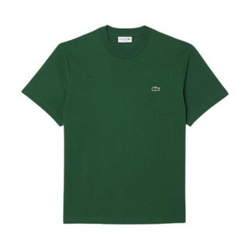 TH7318–132-Lacoste Cotton-T-shirt-Green-f-Merch-Onstores