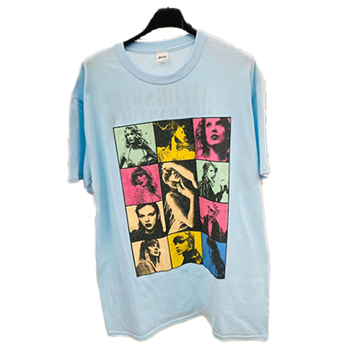Printed tshirt blue