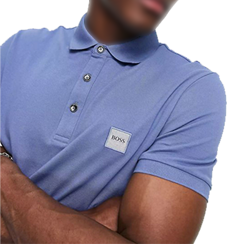 50462781b Blue BOSS Passenger Slim Fit Logo Polo