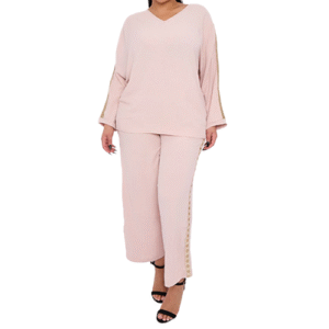 Plain Side Lace Co-Ord Set